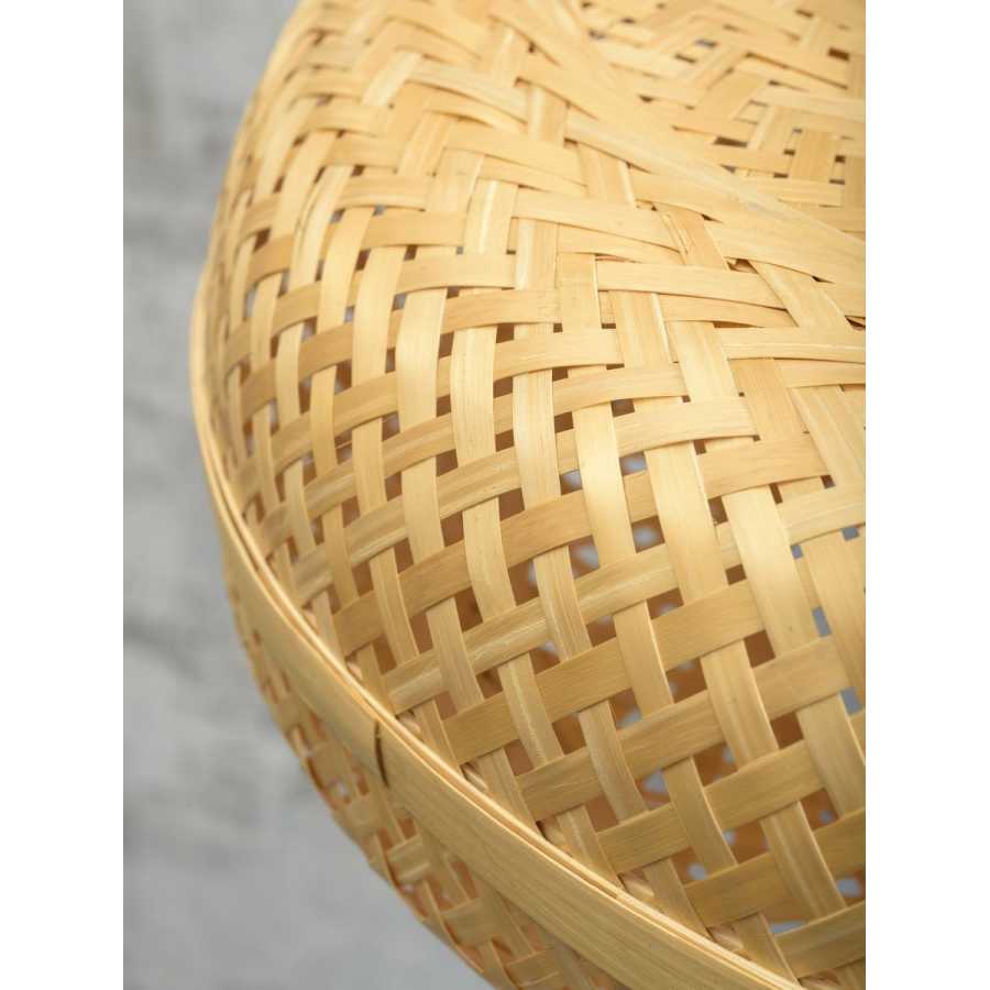 Good&Mojo Palawan Disc Pendant Light - Natural - Small