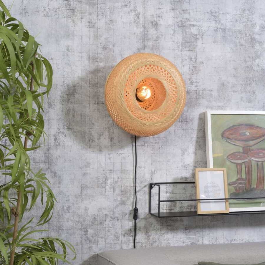 Good&Mojo Palawan Wall Light - Natural - Small