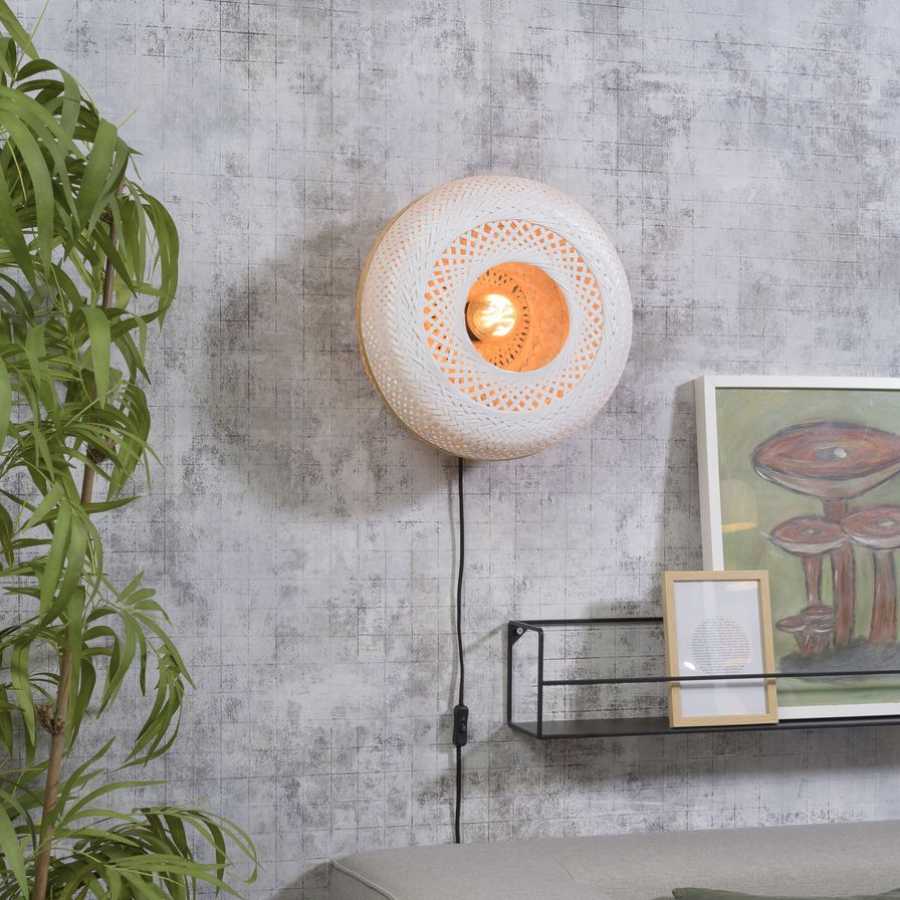 Good&Mojo Palawan Wall Light - White - Small