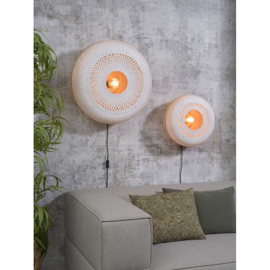 Good&Mojo Palawan Wall Light - White - Small