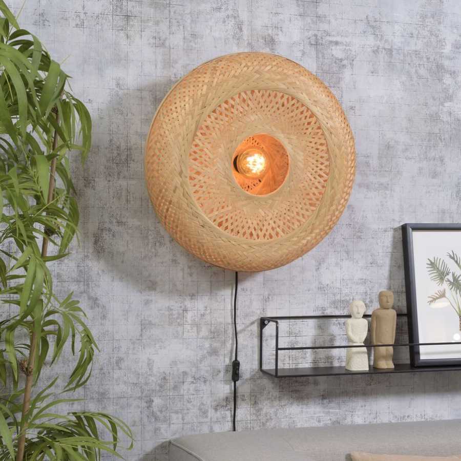 Good&Mojo Palawan Wall Light - Natural - Large