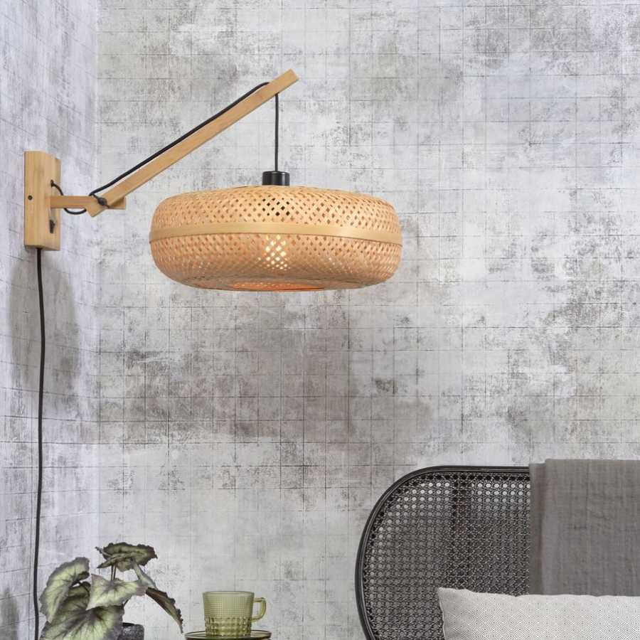 Good&Mojo Palawan Hanging Wall Light - Natural