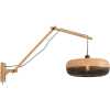 Good&Mojo Palawan Long Arm Wall Light - Natural & Black