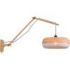 Good&Mojo Palawan Long Arm Wall Light - Natural & White