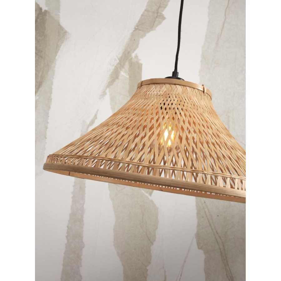 Good&Mojo Tahiti Floor Lamp - White & Natural
