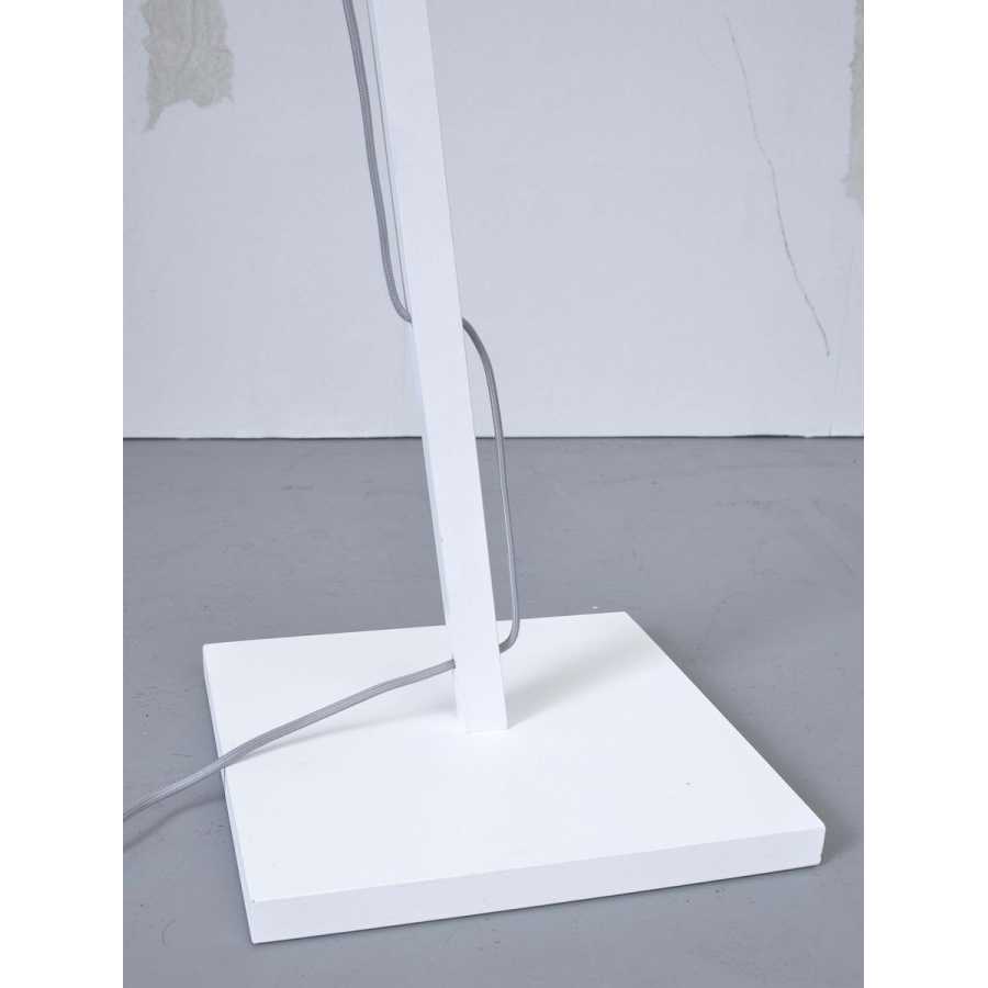 Good&Mojo Tahiti Floor Lamp - White & Natural