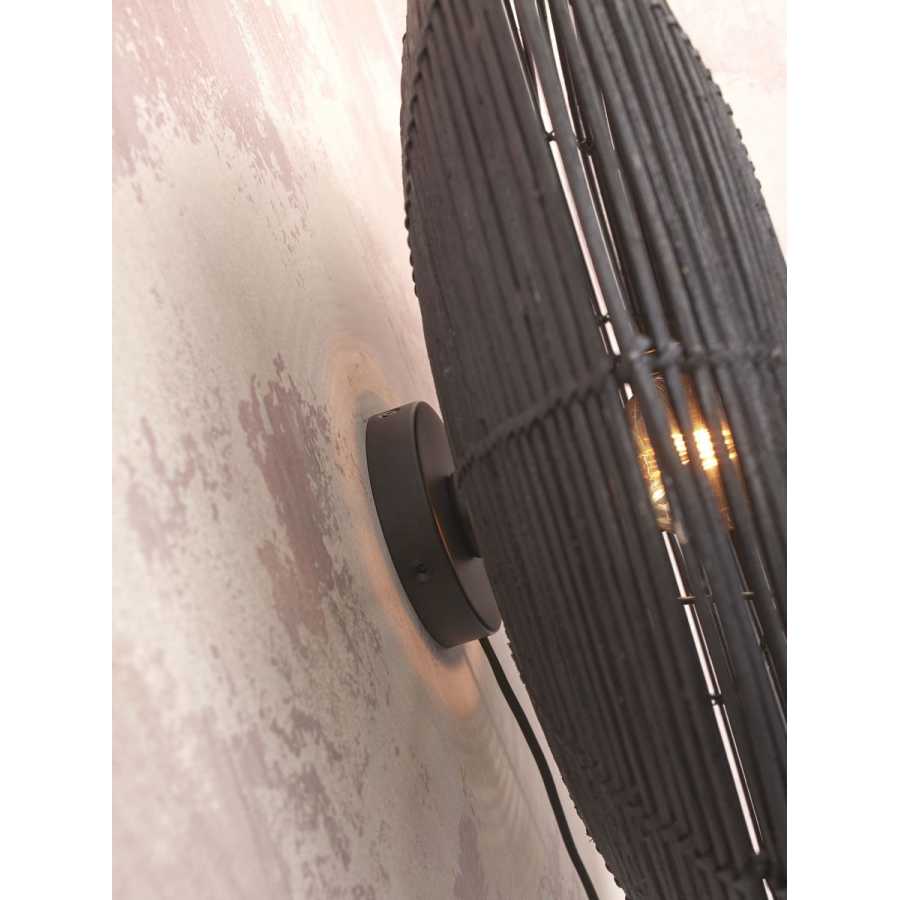 Good&Mojo Tanami Disc Wall Light - Black - Large