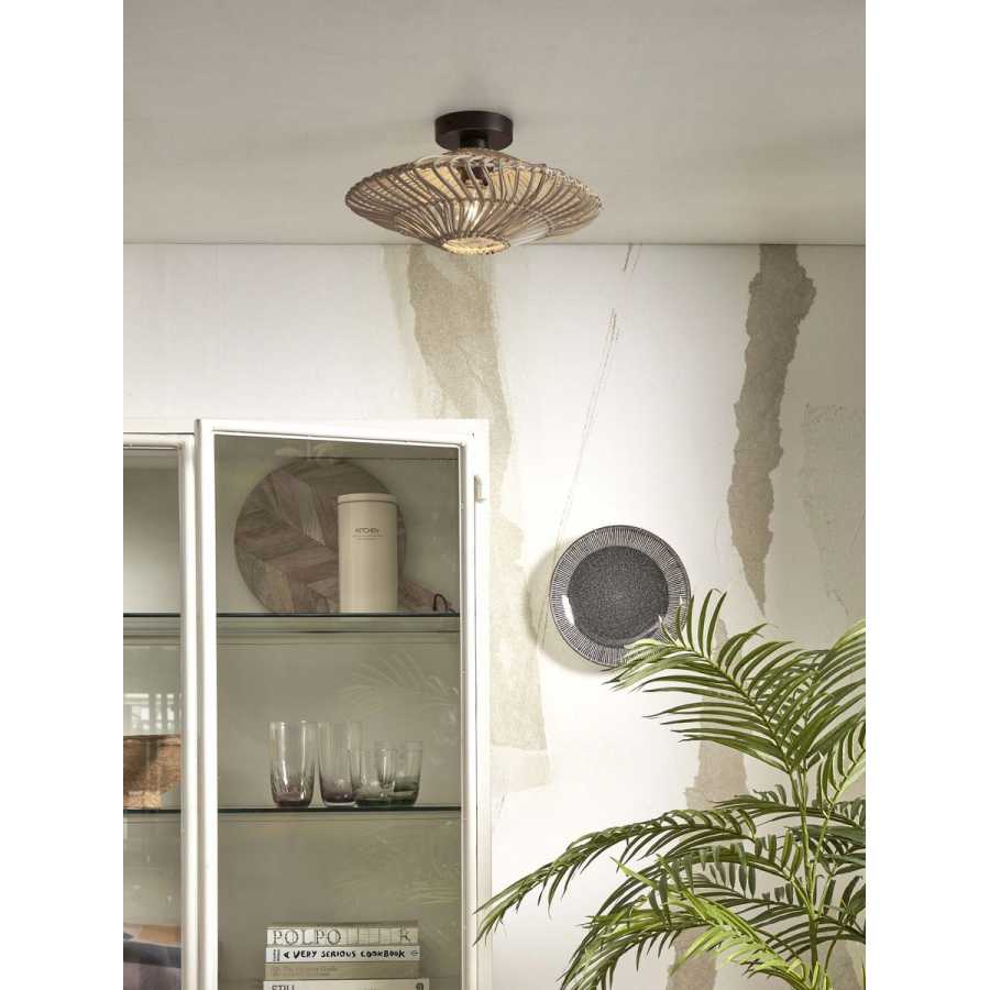 Good&Mojo Zanzibar Ceiling Light - White - Small