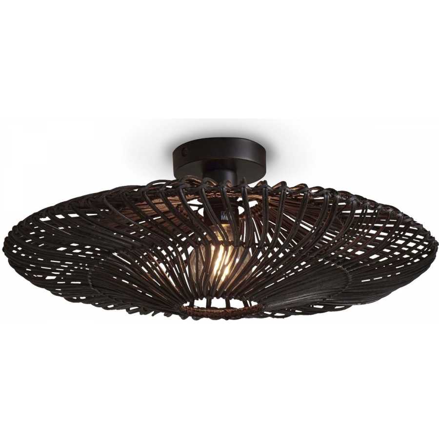 Good&Mojo Zanzibar Ceiling Light - Black - Large