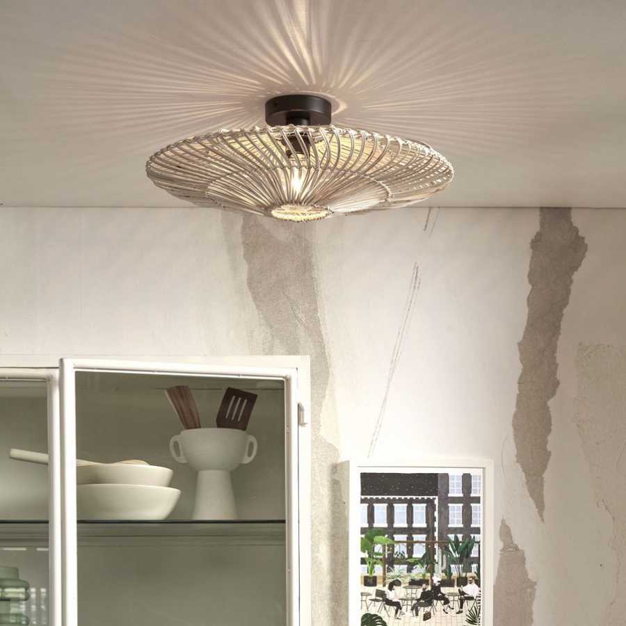 Good&Mojo Zanzibar Ceiling Light - White - Large