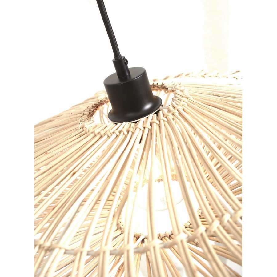 Good&Mojo Zanzibar Floor Lamp - White - Large