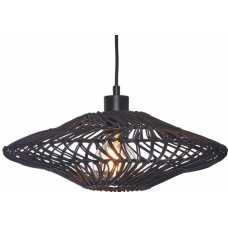 Good&Mojo Zanzibar Flat Pendant Light - Black