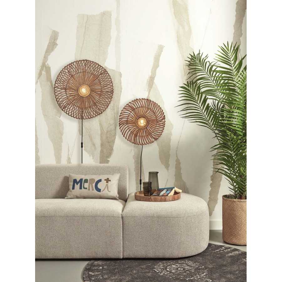 Good&Mojo Zanzibar Wall Light - Natural - Small