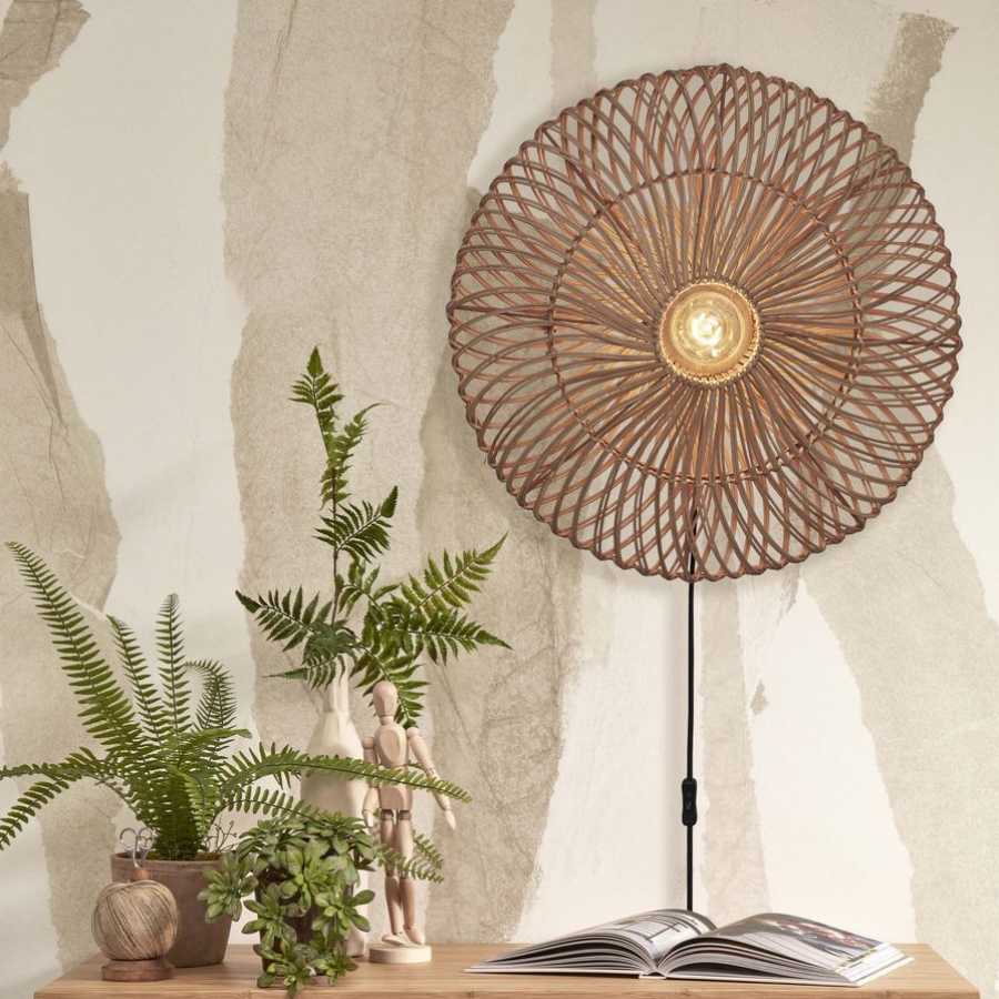 Good&Mojo Zanzibar Wall Light - Natural - Large