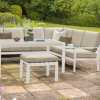 Handpicked Titchwell Outdoor Corner Sofa Set - White & Beige
