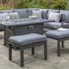 Handpicked Titchwell Outdoor Corner Sofa Set With Fire Pit Table