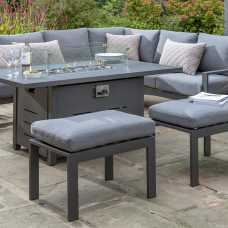 Handpicked Titchwell Outdoor Corner Sofa Set With Fire Pit Table