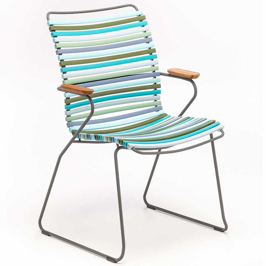 Click Tall Dining Chair - Multicolour Blue