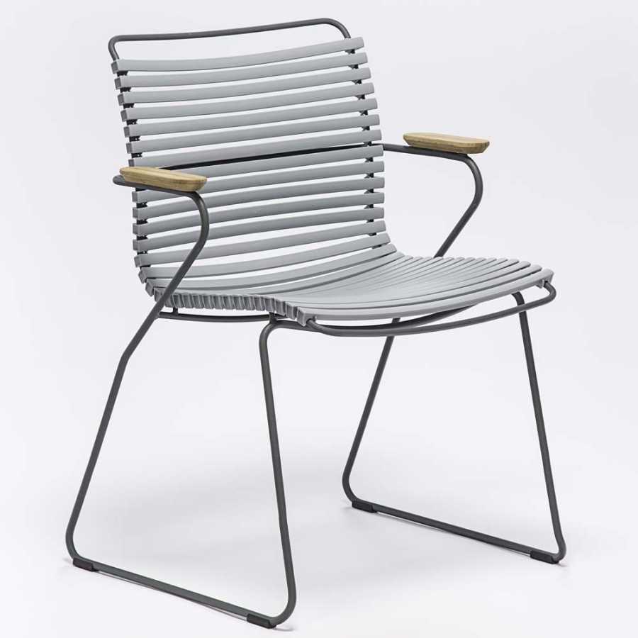 Houe Click Dining Chair With Arms - Grey