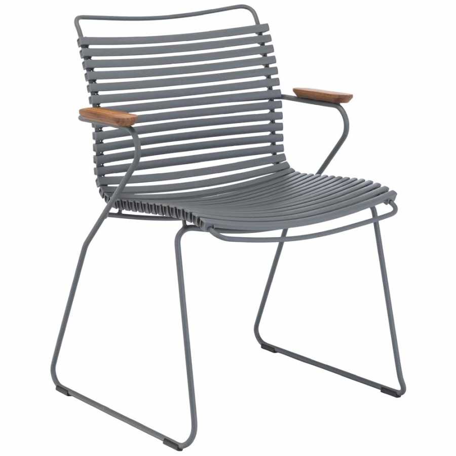 Houe Click Dining Chair With Arms - Dark Grey