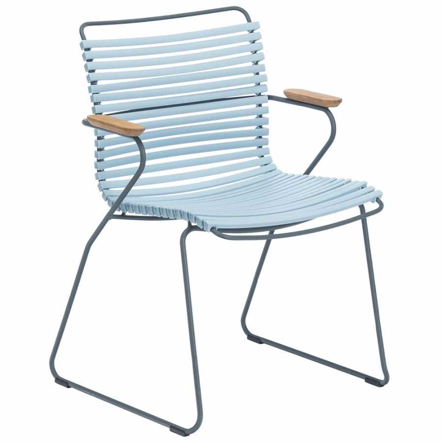 Houe Click Dining Chair With Arms - Light Blue