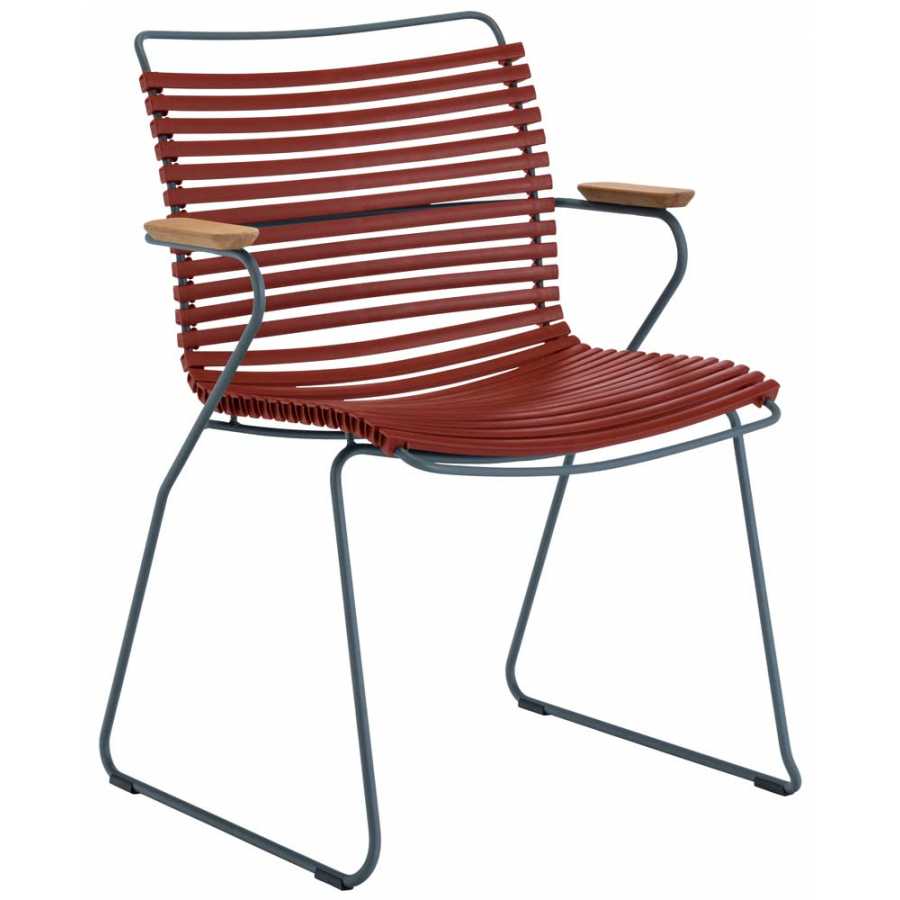 Houe Click Dining Chair With Arms - Paprika