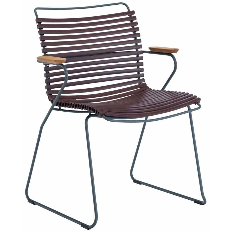 Houe Click Dining Chair With Arms - Plum