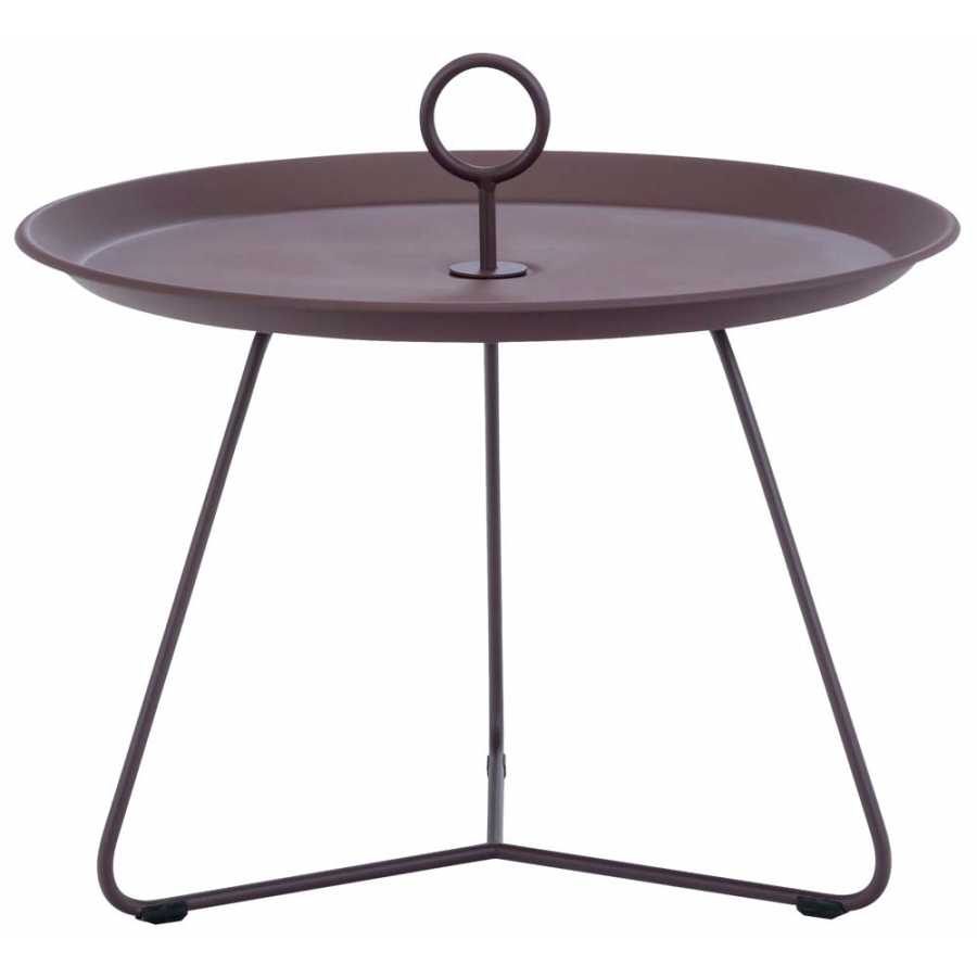 Houe Eyelet Tray Side Table - 60cm - Plum