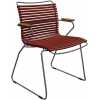 Houe Click Outdoor Dining Chair With Arms - Paprika