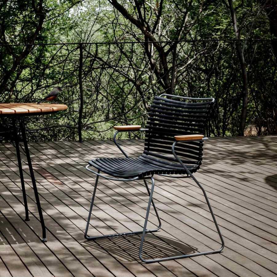 HOUE Click Outdoor Dining Chair With Arms - Black