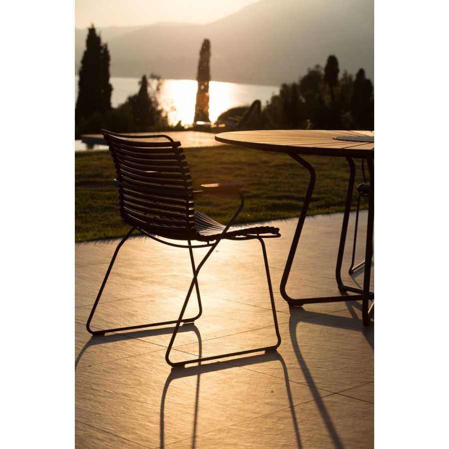 HOUE Click Outdoor Dining Chair With Arms - Black