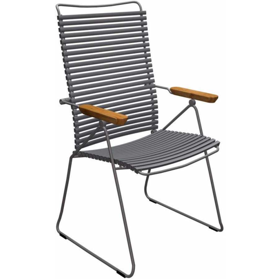 HOUE Click Outdoor High Back Dining Chair - Dark Grey