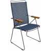 Houe Click Outdoor High Back Dining Chair - Dark Blue