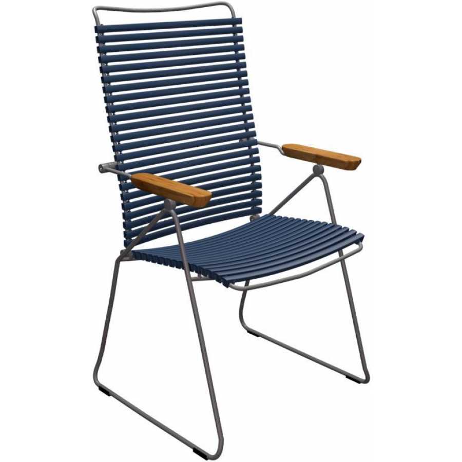 HOUE Click Outdoor High Back Dining Chair - Dark Blue