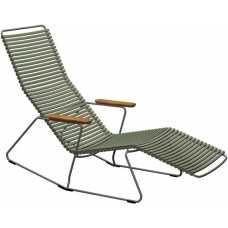 Houe Click Rocking Sun Lounger - Olive Green