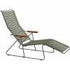 Houe Click Sun Lounger - Olive Green
