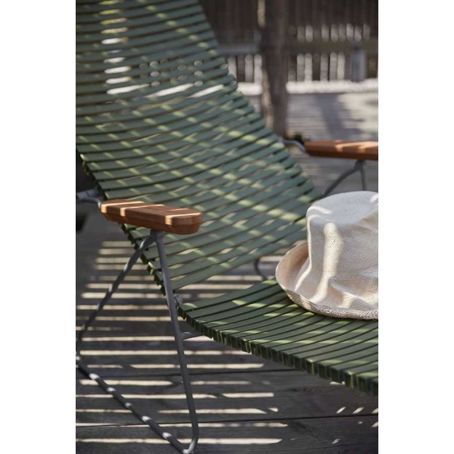 HOUE Click Outdoor Sun Lounger - Olive Green
