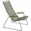 Houe Click Outdoor Lounge Chair - Olive Green