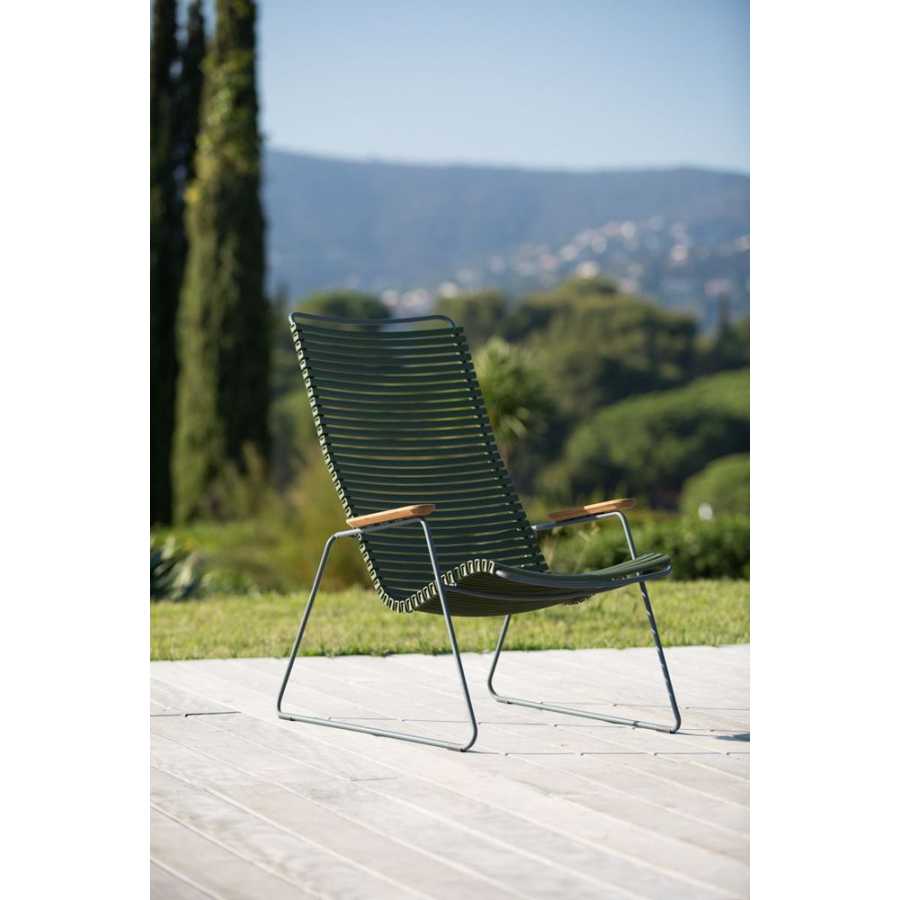 HOUE Click Outdoor Lounge Chair - Olive Green