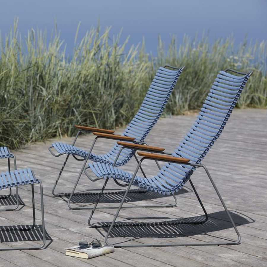 HOUE Click Outdoor Lounge Chair - Pigeon Blue