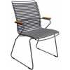 Houe Click Outdoor Tall Dining Chair - Dark Grey
