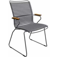 Houe Click Outdoor Tall Dining Chair - Dark Grey