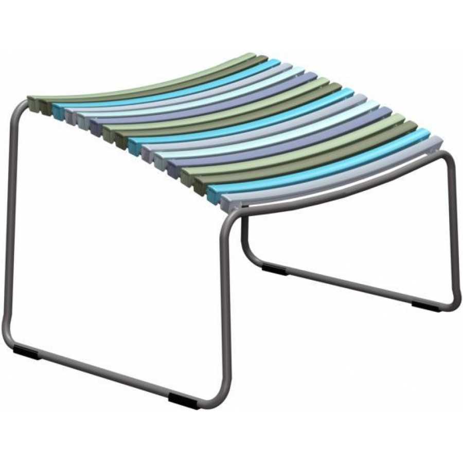HOUE Click Outdoor Footstool - Multicolour Blue
