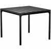 Houe Four Outdoor Square Dining Table - Black