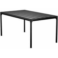Houe Four Outdoor Rectangular Dining Table - Black
