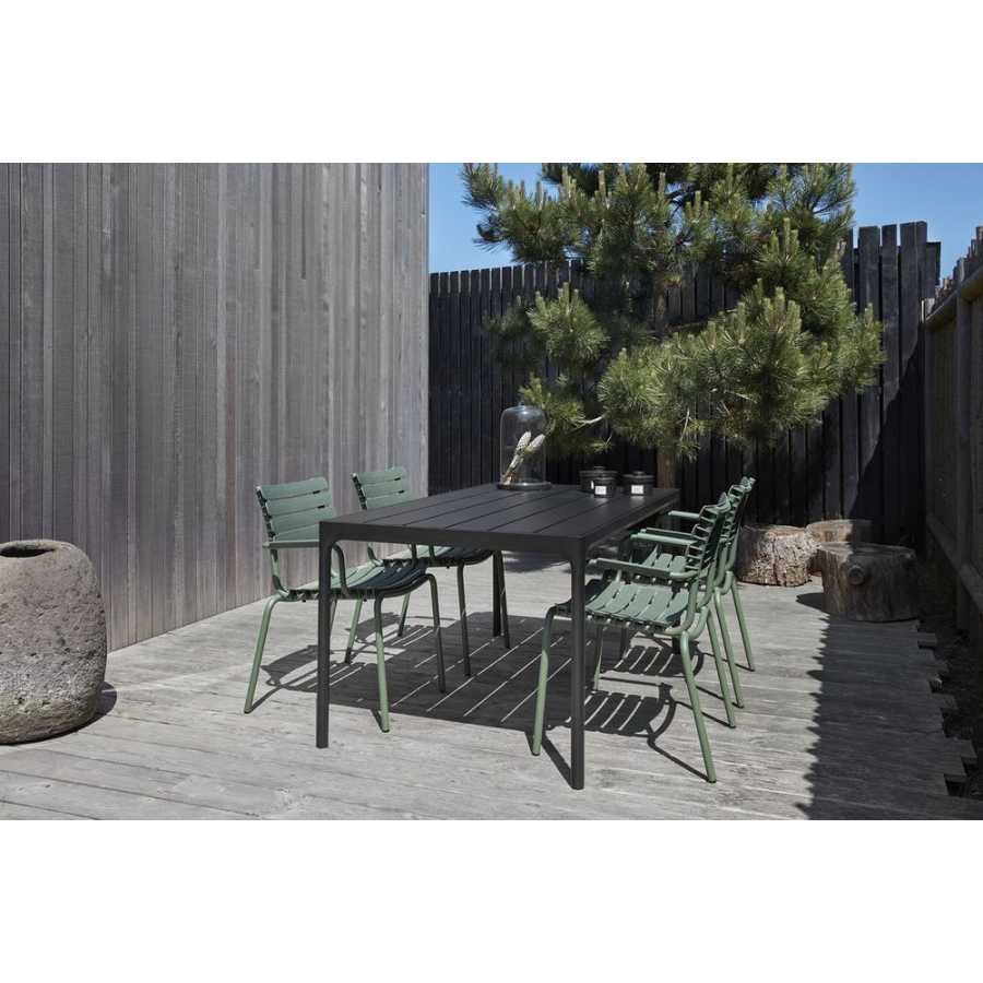 HOUE Four Outdoor Rectangular Dining Table - Black - Small