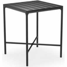 Houe Four Outdoor Square Bar Table - Black