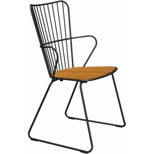 Houe Paon Outdoor Dining Chair - Black