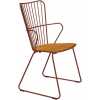 Houe Paon Outdoor Dining Chair - Paprika
