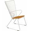 Houe Paon Outdoor Lounge Chair - White